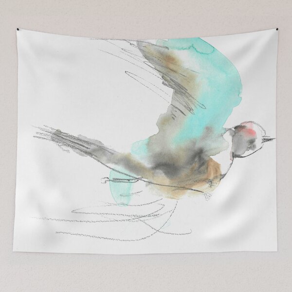 Item preview, Blue Bird Flying designed and sold by art-associate.