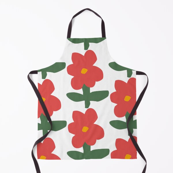 Item preview, Whimsical Red Flower Sticker – Playful Handcut Style designed and sold by cpop-studio.