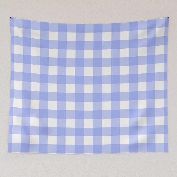 Item preview, blue plaid pattern design classic sticker designed and sold by anandsiva2703.