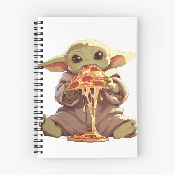 Item preview, Pizza Time with Grogu – The Cutest Slice in the Galaxy designed and sold by Stick    It Out.