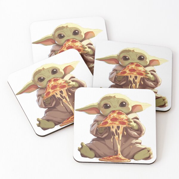 Item preview, Pizza Time with Grogu – The Cutest Slice in the Galaxy designed and sold by Stick    It Out.