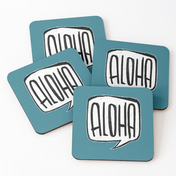 Item preview, Aloha, say hello designed and sold by badlydrawnbabe.