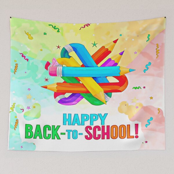 Item preview, "HAPPY SUNNY BACK TO SCHOOL DEAR NURSERY SCHOOL TEACHERS"! designed and sold by Ralek.