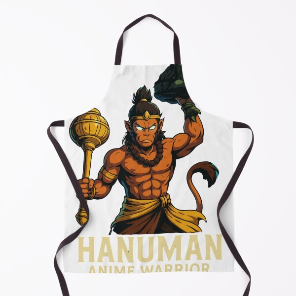 Item preview, Hanuman Anime Warrior – Divine Chakra Fusion Design designed and sold by DivineInkByMayur.