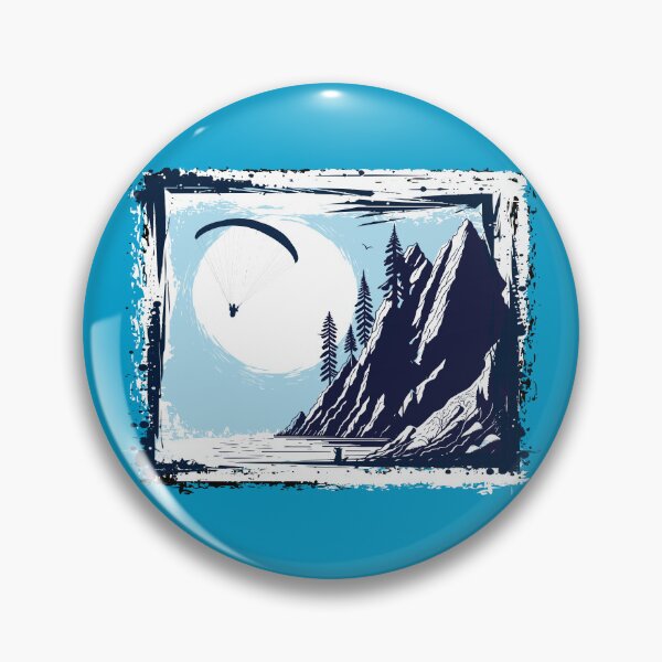 Item preview, Paraglide. Nature, lake and fox designed and sold by tabemisa.