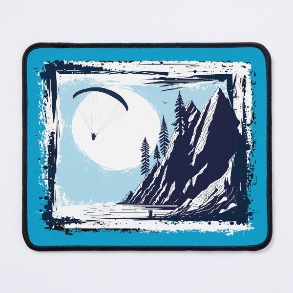 Item preview, Paraglide. Nature, lake and fox designed and sold by tabemisa.