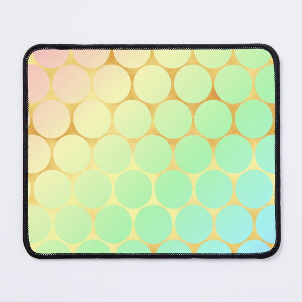 Item preview, Pastel Gradient with Golden Circle Grid designed and sold by CreaTwinkles.