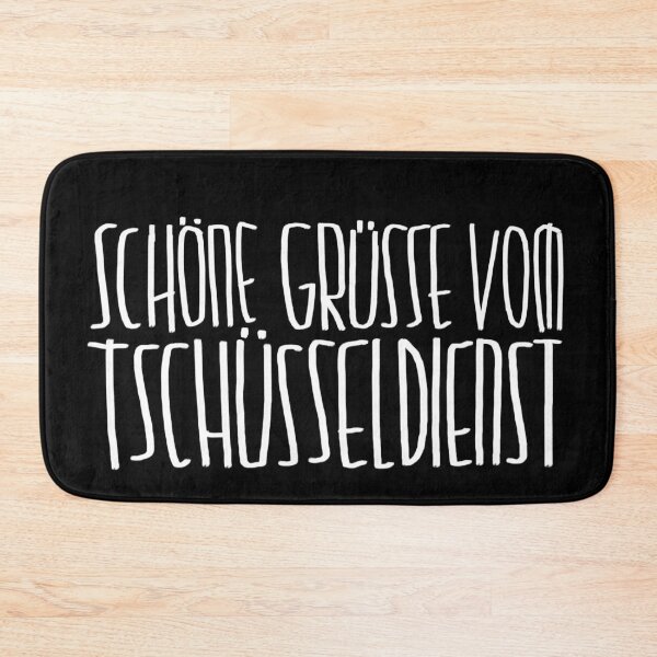 Item preview, Saying goodbye in a funny way, best regards from the Tschüssel service designed and sold by badlydrawnbabe.