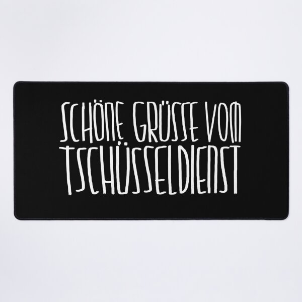 Item preview, Saying goodbye in a funny way, best regards from the Tschüssel service designed and sold by badlydrawnbabe.