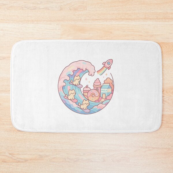 Item preview, Kawaii Pastel Wave Cats designed and sold by SAMIESS.