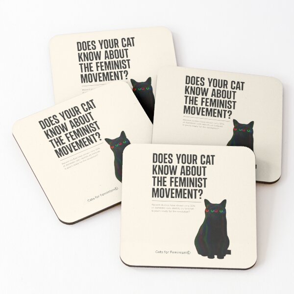 Item preview, Black Cat Feminism designed and sold by Charisma Enigma.