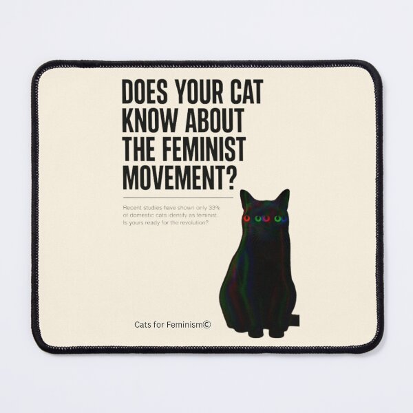 Item preview, Black Cat Feminism designed and sold by Charisma Enigma.
