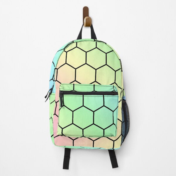 Item preview, Pastel Gradient with Black Hexagonal Grid designed and sold by CreaTwinkles.