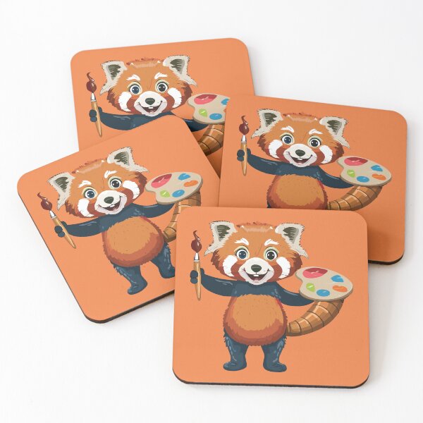 Item preview, Red Panda Artist | Cute Animal Painter Art | Creative Wildlife Design designed and sold by KAYJAY DESIGNS.