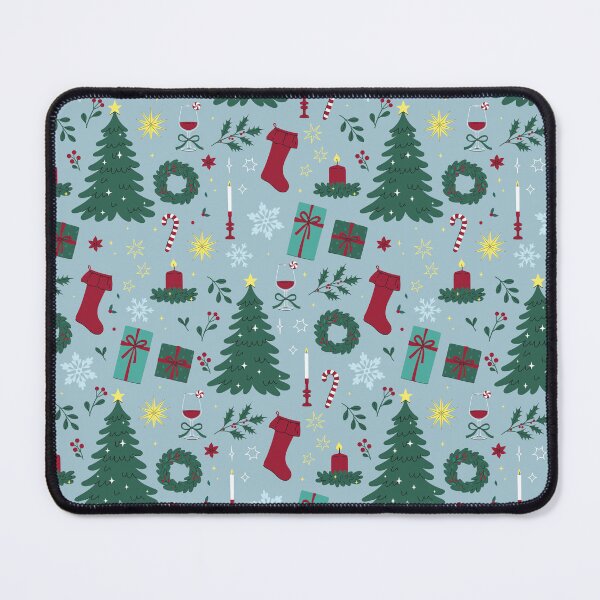 Item preview, pattern with elegant Christmas items designed and sold by burbura.