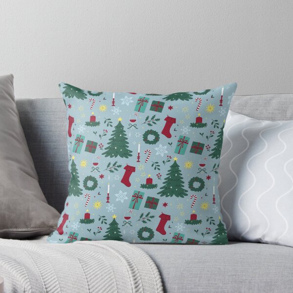 Item preview, pattern with elegant Christmas items designed and sold by burbura.