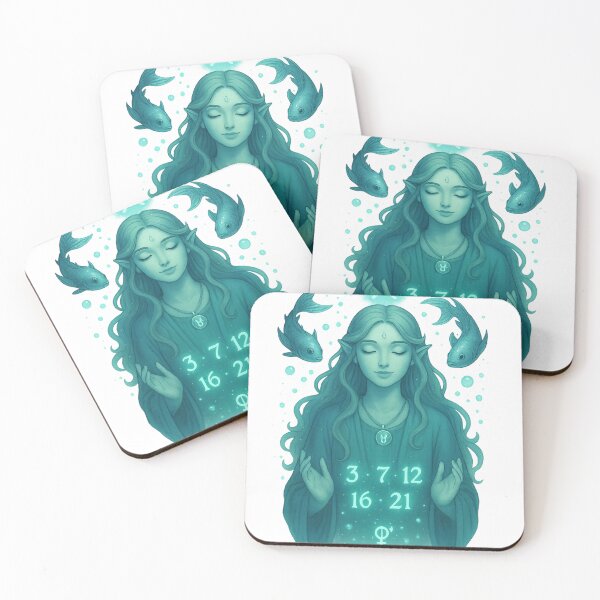 Item preview, Mystical Pisces With Lucky Numbers designed and sold by ZooZoomiesMerch.