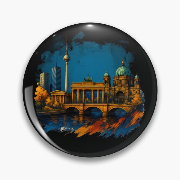 Item preview, Berlin T-shirt with iconic city motif designed and sold by Punkt-t.