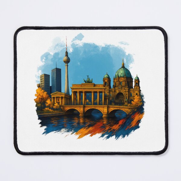 Item preview, Berlin T-shirt with iconic city motif designed and sold by Punkt-t.