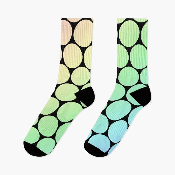 Item preview,  Pastel Gradient with Black Circle Grid designed and sold by CreaTwinkles.