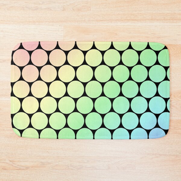 Item preview,  Pastel Gradient with Black Circle Grid designed and sold by CreaTwinkles.
