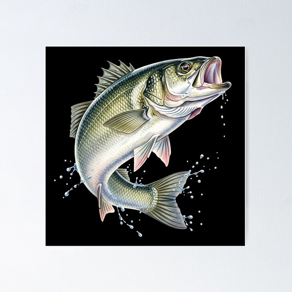 Item preview, spotted bass designed and sold by 4rtistcDrift.