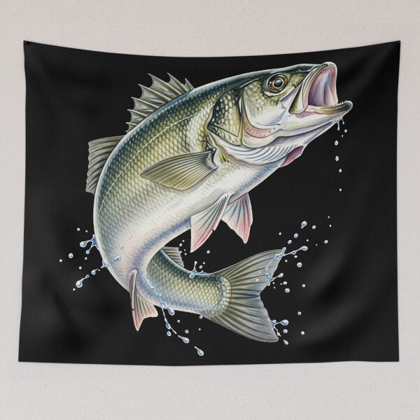 Item preview, spotted bass designed and sold by 4rtistcDrift.