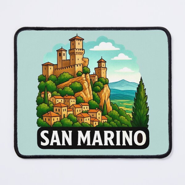 Item preview, San Marino - Mountain Fortress designed and sold by Myra365Art.