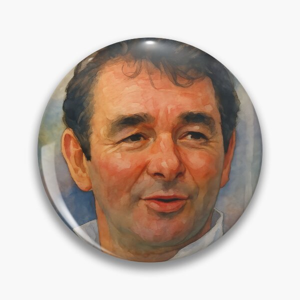 Item preview, Brian Clough Watercolor Painting Style Portrait designed and sold by kakarikihill.