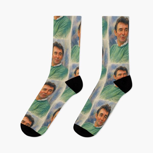 Item preview, Brian Clough Watercolor Painting Style Portrait designed and sold by kakarikihill.