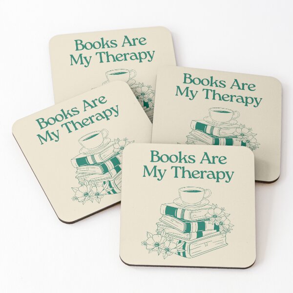 Item preview, Books Are My Therapy | Bookish Bookworm Reading is My Therapy designed and sold by Millusti.