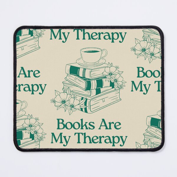 Item preview, Books Are My Therapy | Bookish Bookworm Reading is My Therapy designed and sold by Millusti.