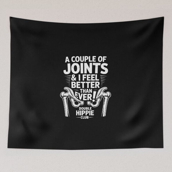 Item preview, Double Hip Replacement Joint Surgery Recovery Funny Hippie designed and sold by KarstenNoanra.