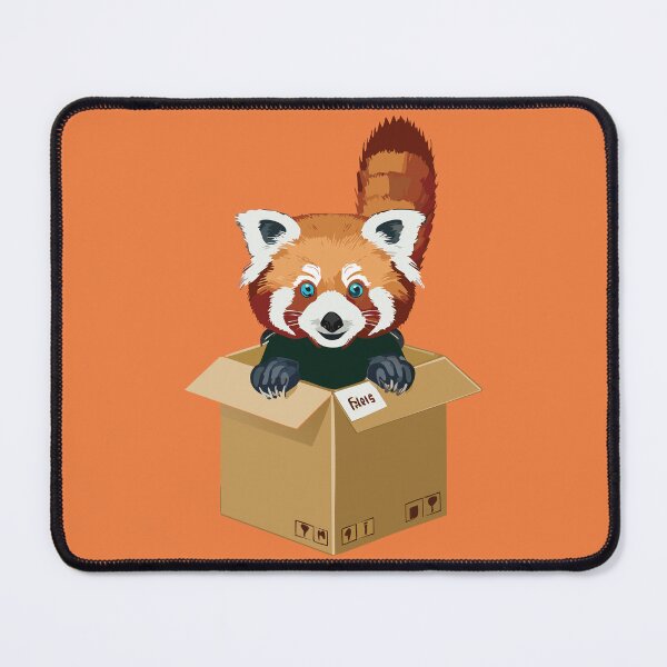 Item preview, Red Panda in a Box | Cute Animal Peekaboo | Adorable Wildlife Surprise designed and sold by KAYJAY DESIGNS.