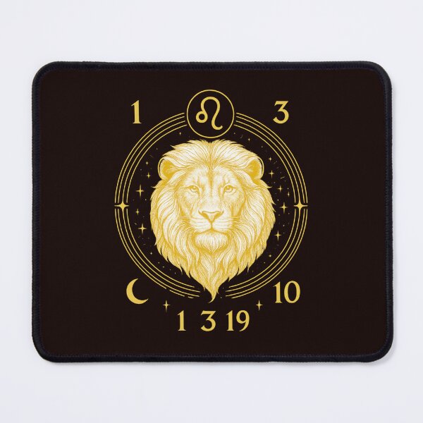 Item preview, Leo Power: The Golden Spirit of the Lion With Lucky Numbers designed and sold by ZooZoomiesMerch.