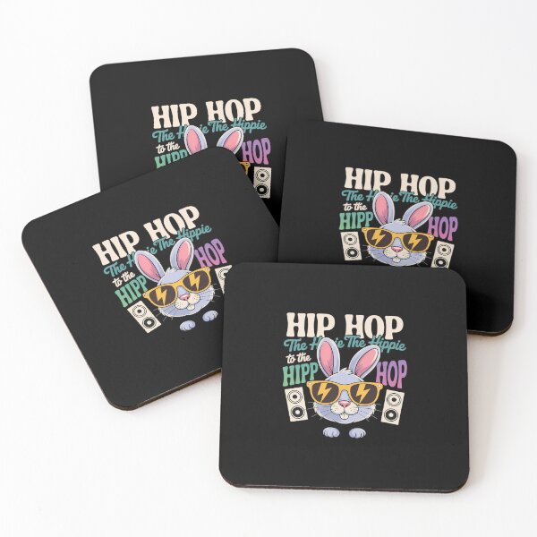 Item preview, Easter Bunny Hippity Hip Hop The Hippie Funny Cute Bunny Ear designed and sold by KarstenNoanra.