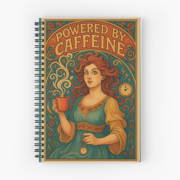 Item preview, Powered by caffeine designed and sold by TOSHA-Poland.
