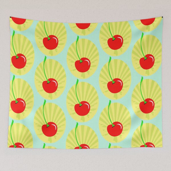 Item preview, Cherry Rays Summer Splashes Comic Clip Art designed and sold by MyREDBlack.