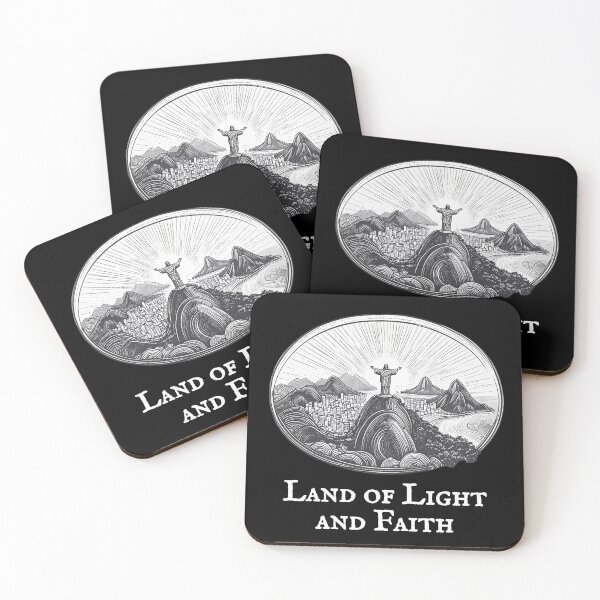 Item preview, Sacred Peaks of Brazil – Minimalist Rio's Christ Line Art designed and sold by kacperartdesign.