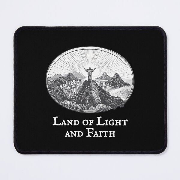 Item preview, Sacred Peaks of Brazil – Minimalist Rio's Christ Line Art designed and sold by kacperartdesign.