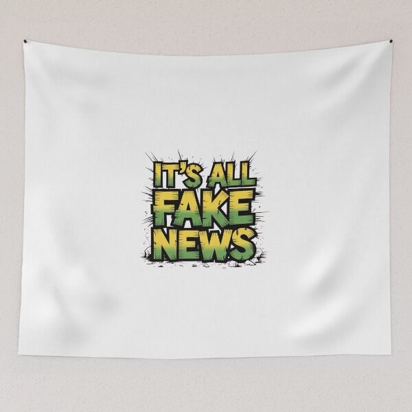 Item preview, Fake News Alert Bold Satirical Political designed and sold by KarstenNoanra.