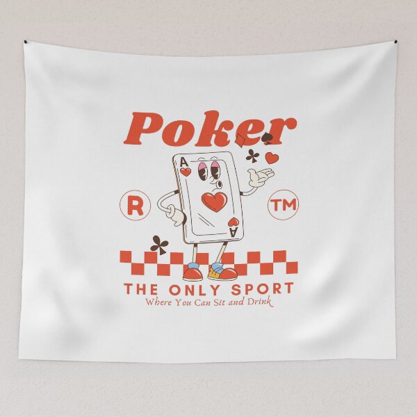 Item preview, Poker: the only sport where you can sit and drink designed and sold by Peerless-Prime.