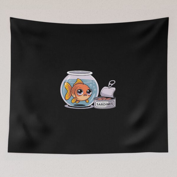 Item preview, Fishbowl Panic Fish See Can Fish Sardines designed and sold by KarstenNoanra.