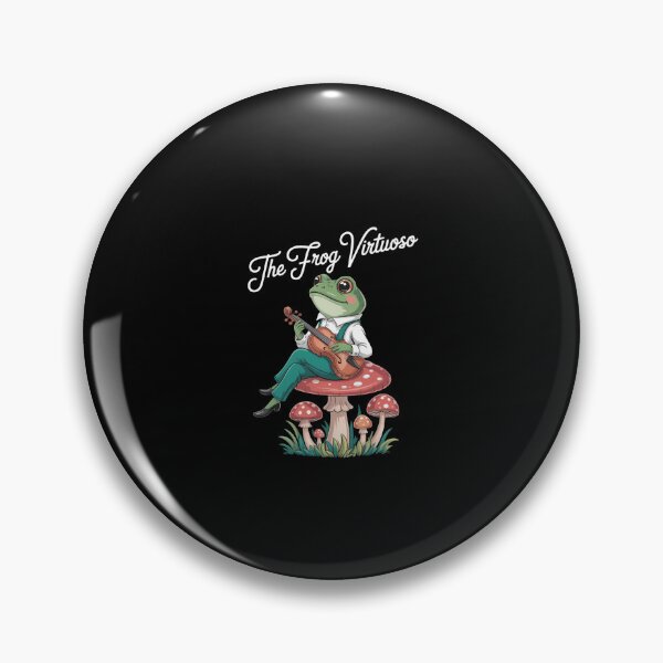 Item preview, Frog Playing Banjo on a Mushroom designed and sold by KarstenNoanra.