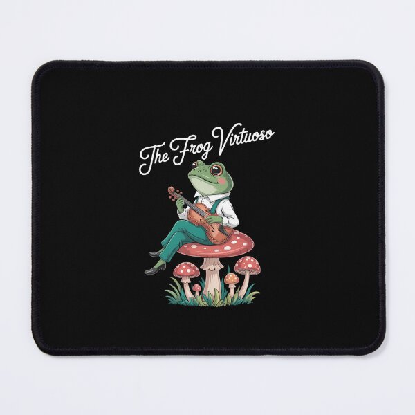 Item preview, Frog Playing Banjo on a Mushroom designed and sold by KarstenNoanra.
