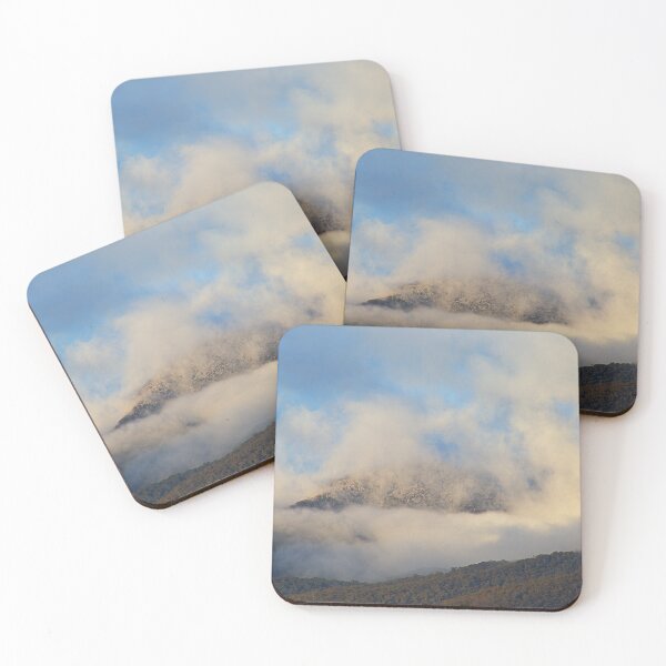 Item preview, Snow Covered Mt Bogong By Clouds designed and sold by Joy Watson - Natural Light Photography .