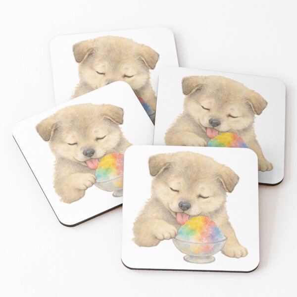 Item preview, Puppy and shaved ice designed and sold by mayhaku.