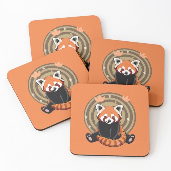 Item preview, Cute Red Panda Sitting | Adorable Wildlife Illustration | Nature Inspired Art designed and sold by KAYJAY DESIGNS.