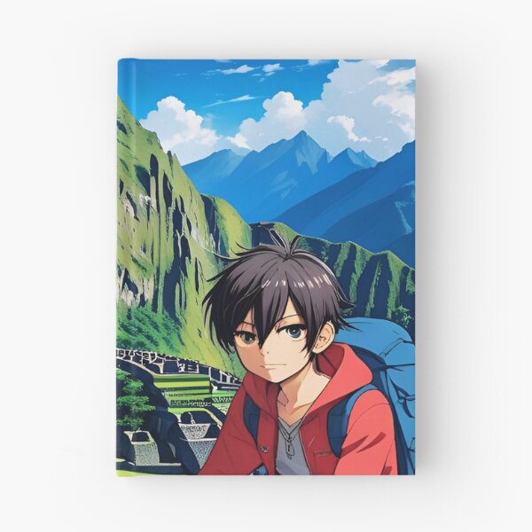 Item preview, Fun trip, emo anime backpacking in Machu Picchu designed and sold by Emo-World-Tour.