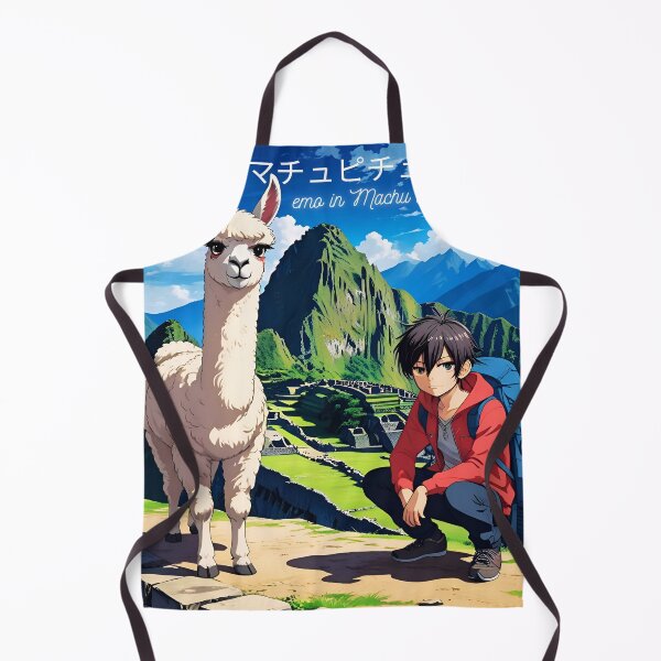 Item preview, Fun trip, emo anime backpacking in Machu Picchu designed and sold by Emo-World-Tour.